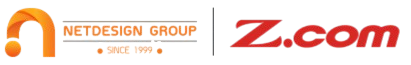 Netdesign Group and Z.com logos
